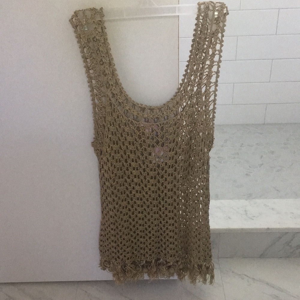 Calypso st Barth Abriana crochet beach cover up